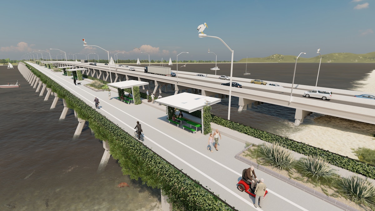 Save Bribie Bridge - turn it green!